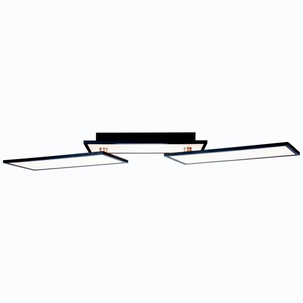 NADGRADNA STROP. SVETILKA BILITY 1X36W, ČRN ROB EASY DIM, PRAVOKOTNA 2