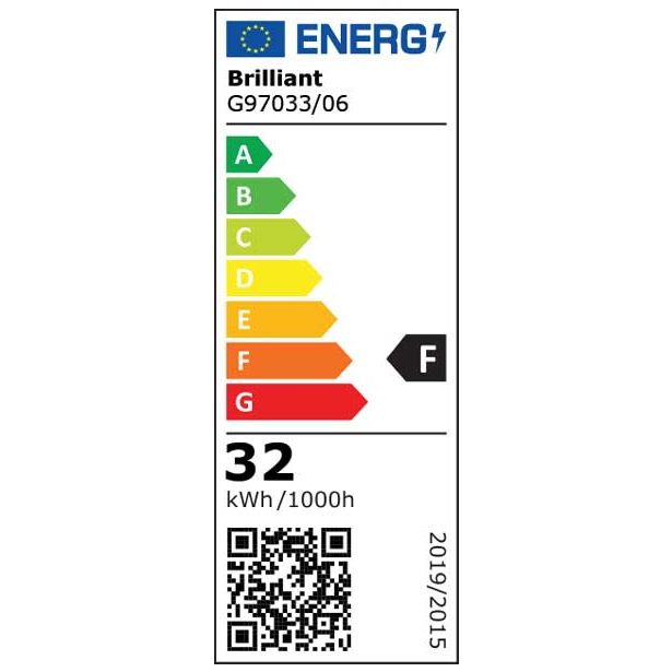 NADGRADNA STROP. SVETILKA BILITY 1X36W, ČRN ROB EASY DIM, PRAVOKOTNA 2