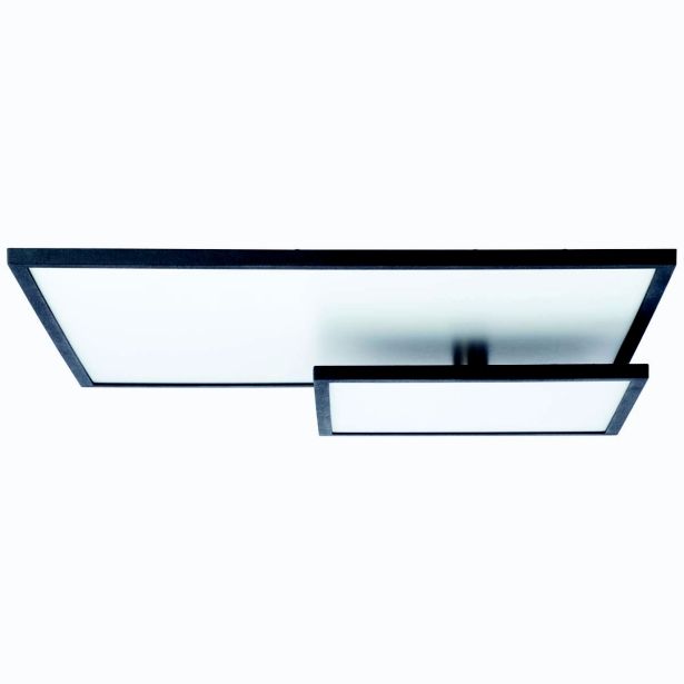 NADGRADNA STROP. SVETILKA BILITY 1X36W, ČRN ROB EASY DIM, PRAVOKOTNA