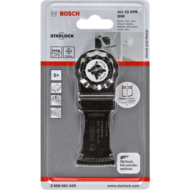 PRIBOR ZA VEČNAM. ORODJA BOSCH BIM AIZ 32 APB 50X32MM