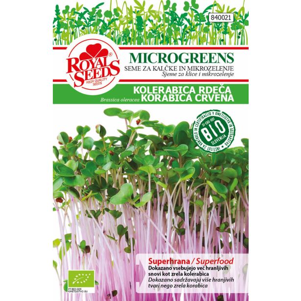SEME VRTNINE ROYAL SEEDS BIO KOLERABICA RDEČA 20 G
