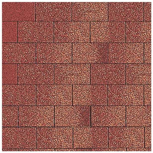 BITUMENSKA SKODLA TEGOLA CANADESE RDEČA EUROPA 004 PREMIUM PRAVOKOTNA OBLIKA