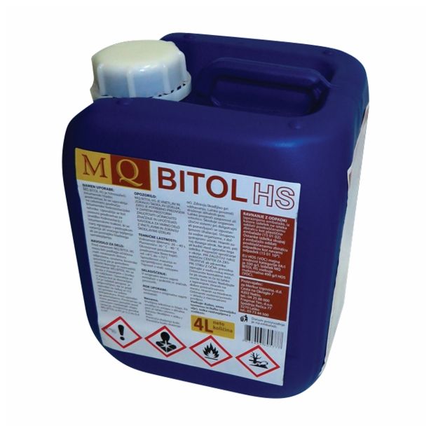 BITUMENSKI PREMAZ MQ MQ BITOL HS 4L PAL = 420 L, KOS = 4 L