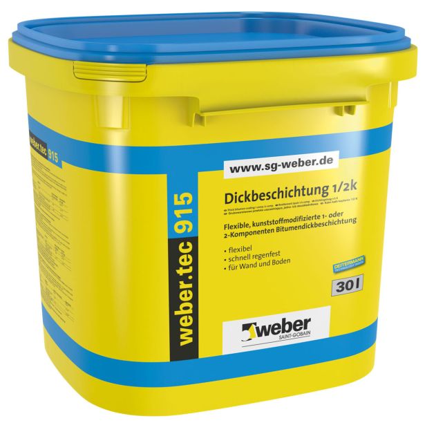 BITUMENSKI PREMAZ WEBER SAINT GOBAIN TEC 915 30 L