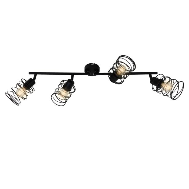 DEKORATIVNI REFLEKTOR BRILONER BLACK SPIRAL 4XE14