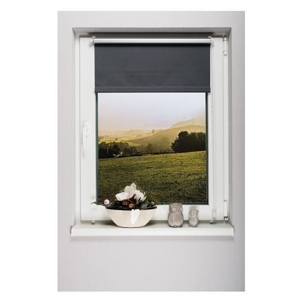 ROLO HUNGARIA KARNIS BLACKOUT 120X150 EASYFIX GRAFIT