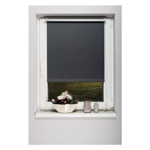 ROLO HUNGARIA KARNIS BLACKOUT 90X210 EASYFIX GRAFIT