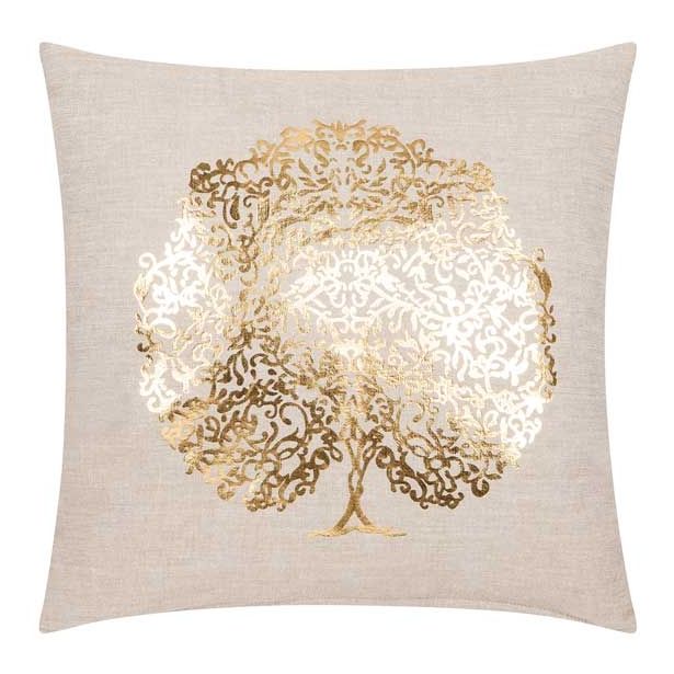 BLAZINA 2LIFE BEŽ DREVO 45X45 CM