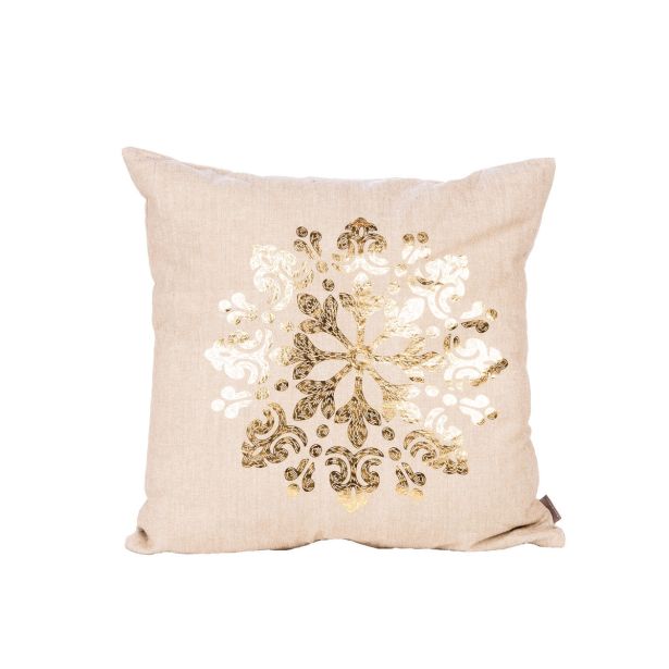 BLAZINA 2LIFE ORNAMENT BEŽ 45X45 CM