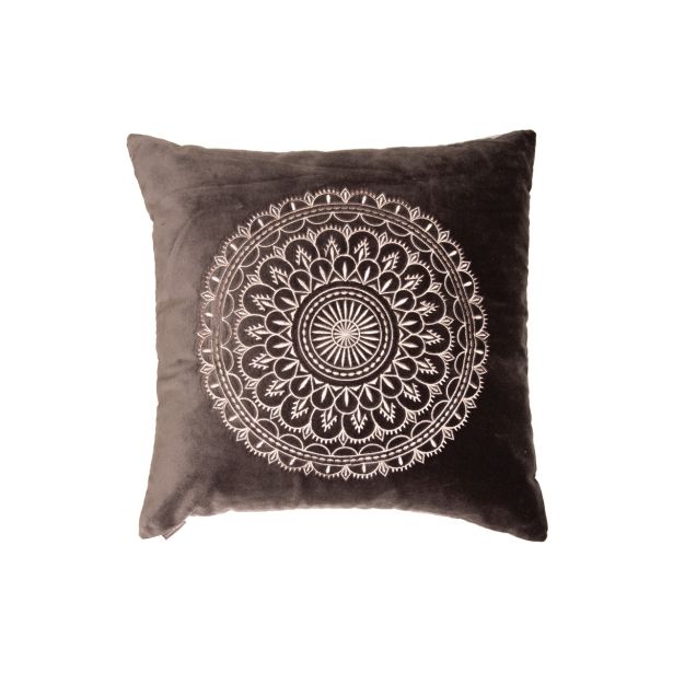 BLAZINA 2LIFE PRESTON VELVET 45X45 CM TEMNO RJAVA