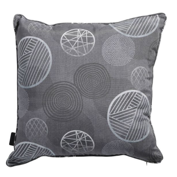 BLAZINA MADISON DEKORATIVNA 50X50 CM TEMNO SIVA, VZOREC KROG