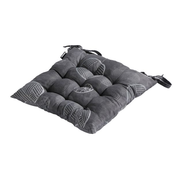 BLAZINA MADISON TOSCANE 46X46 CM TEMNO SIVA, VZOREC KROG