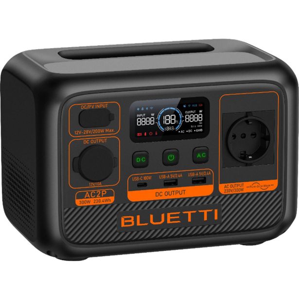 BLUETTI AC2P PRENOSNA POLNILNA POSTAJA 300W/230,4WH