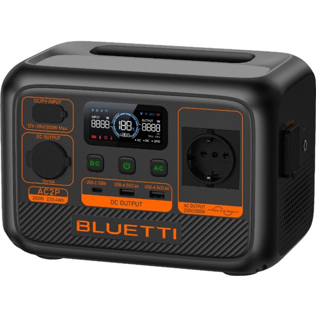 BLUETTI AC2P PRENOSNA POLNILNA POSTAJA 300W/230,4WH