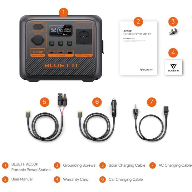 BLUETTI AC50P POLNILNA POSTAJA