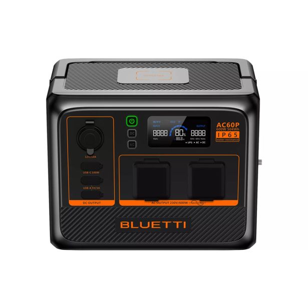 BLUETTI AC60P PRENOSNA POLNILNA POSTAJA 600W/ 504WH