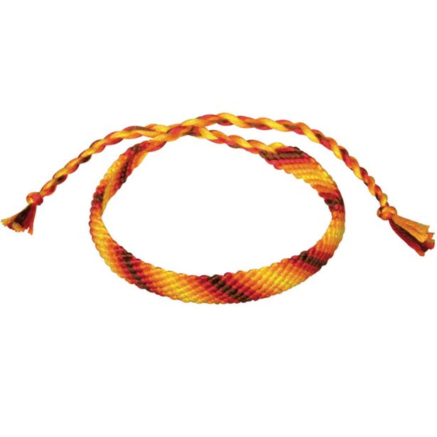 DODATKI, ORODJE ZA NAKIT RAYHER BOMBAŽNE VRVICE ORANŽNE, 5 BARV X 10M