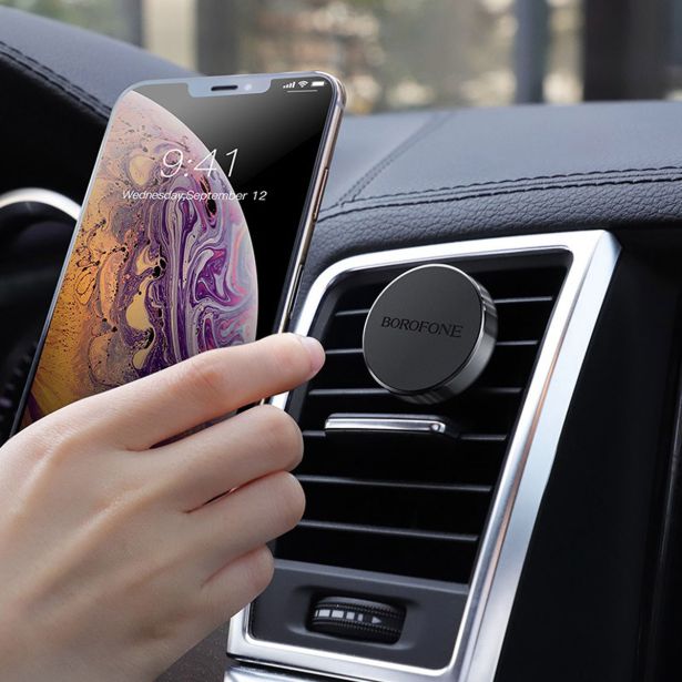 BOROFONE BH8 MAGNETNI NOSILEC - UNIVERZALNI ZA V ZRAČNIK ČRN