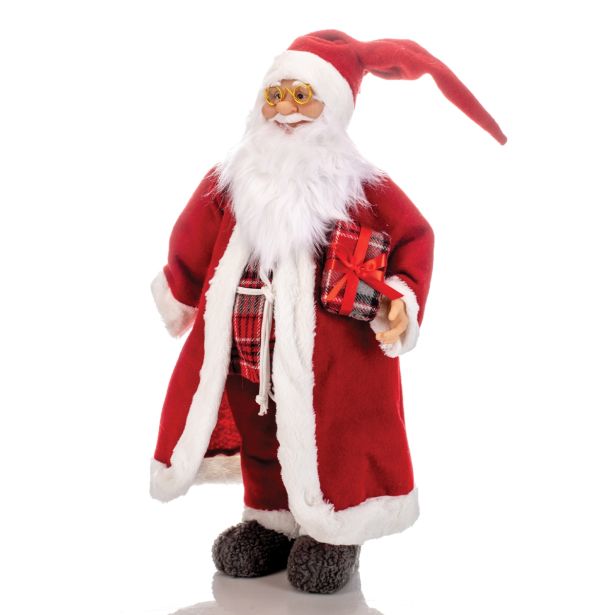 PRAZNIČNA FIGURA GLOSSTYLE BOŽIČEK 64 CM Z DARILOM