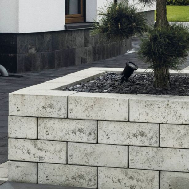 BETONSKI IZDELEK SEMMELROCK BRADSTONE ARGENTO ZID 40/20/15 CM, SREBRNO SIVA