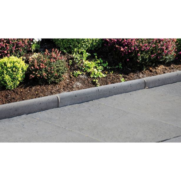 BETONSKI ROBNIK SEMMELROCK BRADSTONE LIAS ROBNIK 60/4/15 CM, PEPELNO SIVA