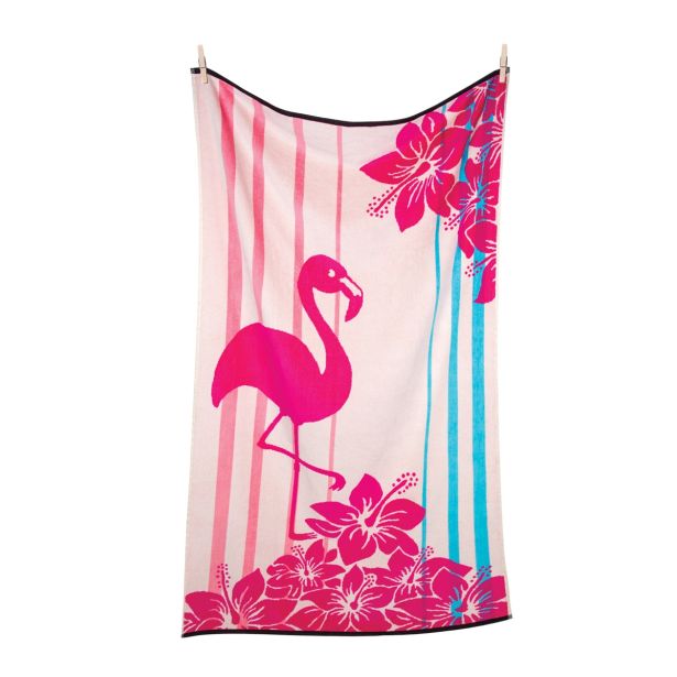 BRISAČA SVILANIT PLAŽNA 90X160 CM FLAMINGO