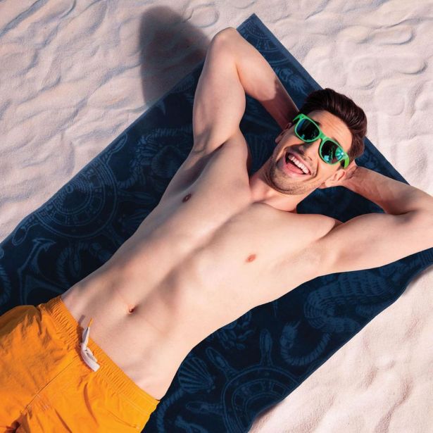 BRISAČA SVILANIT PLAŽNA NAUTILUS 80X160 MODRA