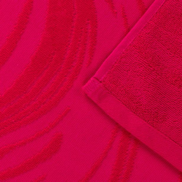 BRISAČA ZA PLAŽO SVILANIT NEON WAVES 80X160 CM TEMNO ROZA