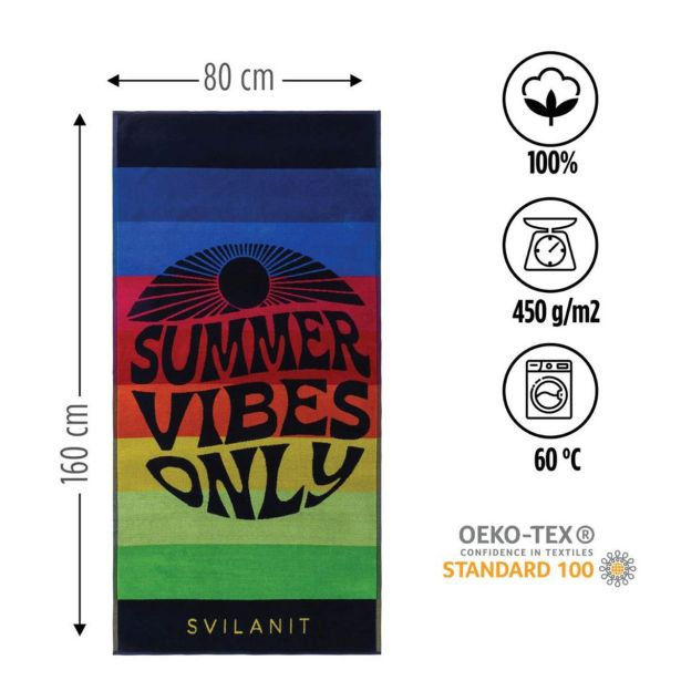 BRISAČA SVILANIT PLAŽNA SUMMER VIBES ONLY 80X160