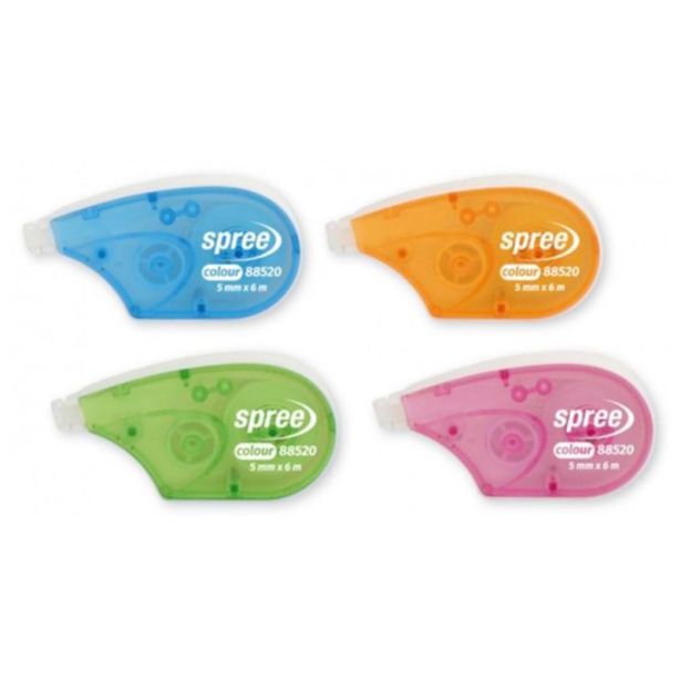 BRISALEC, KOREKTURA SPREE KOREKT MIŠKA 5 MM X 6 M MIX BARVE 88520