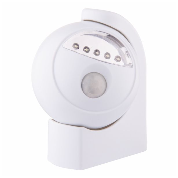 NOČNA LUČKA PIR 5 LED 3AA
