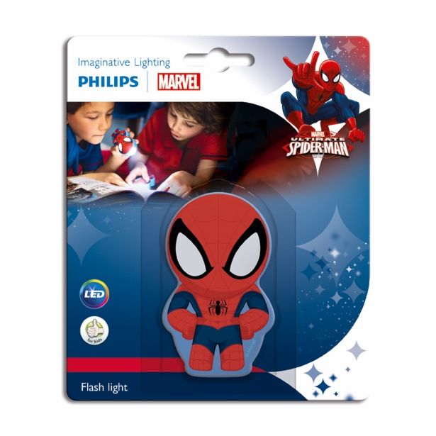 BRLIVKA PHILIPS DIS SPIDERMAN 1X0.3W LED 71767/40/16 TEMNO MODRA