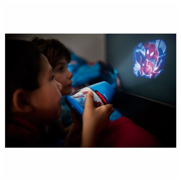BRLIVKA PHILIPS DIS SPIDERMAN 4X0.1W LED 71769/40/16 TEMNO MODRA