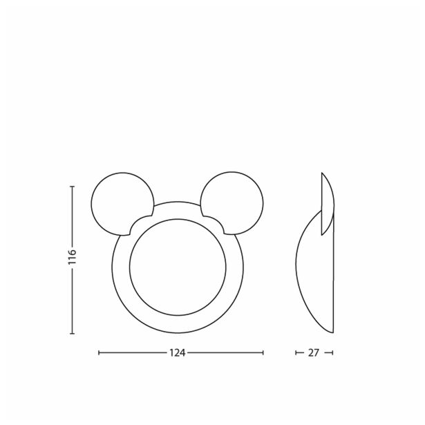 BRLIVKA PHILIPS MINNIE 1X0.06W LED 71766/31/16 SENZOR