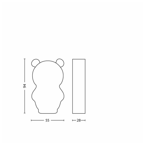 BRLIVKA PHILIPS WINNIE THE POOH 1X0.3WLED LED 71767/34/16 RUMENA