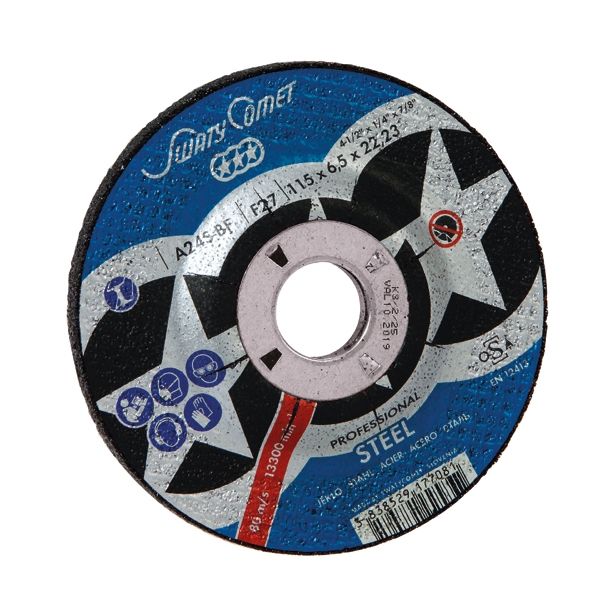 BRUSNA PLOŠČA ZA JEKLO SWATYCOMET-P 180X6.5X22.23 MM A24S-BF