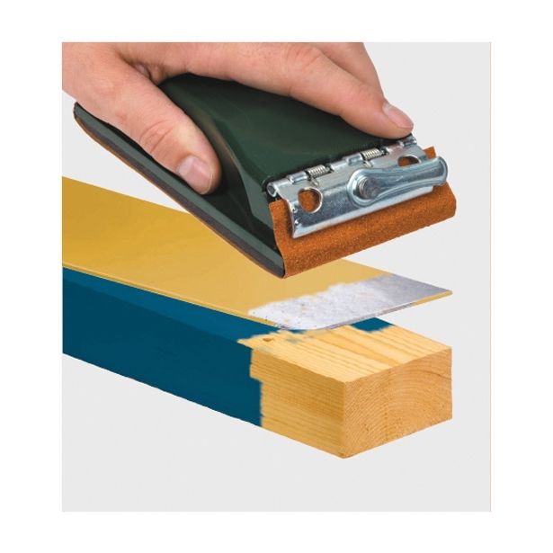 PRIPOMOČKI ZA BRUŠENJE KWB ROČNI BRUSILNIK S SPONKO 93X230 MM