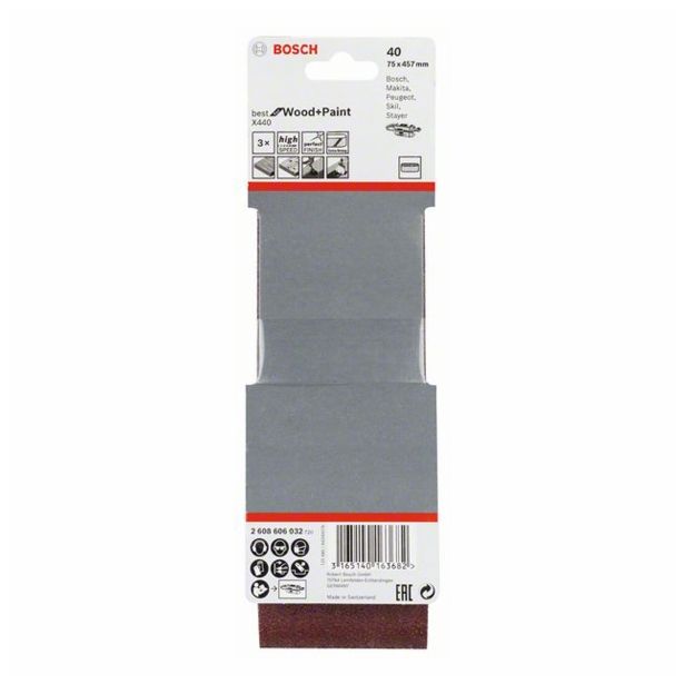 BRUSNI TRAK ZA BRUSILNIK BOSCH 75X457 MM K40