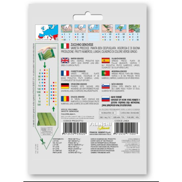 PLODOVKA FRANCHI SEMENTI BUČKA GENOVESE