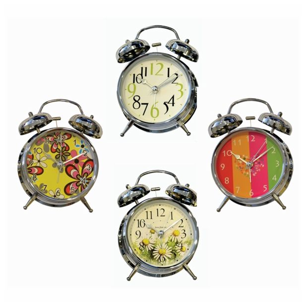 BUDILKA TIMEGOLD MALA CHROM AK2040 RAZLIČNI MOTIVI