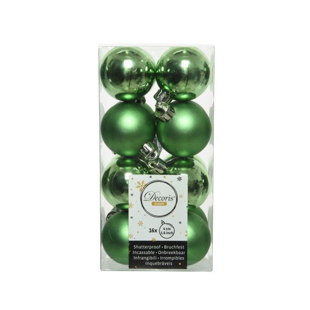 BUNKA IZ UMETNE MASE DECORIS SVETLO ZELENA MAT/SIJOČA 16/1 FI 4 CM