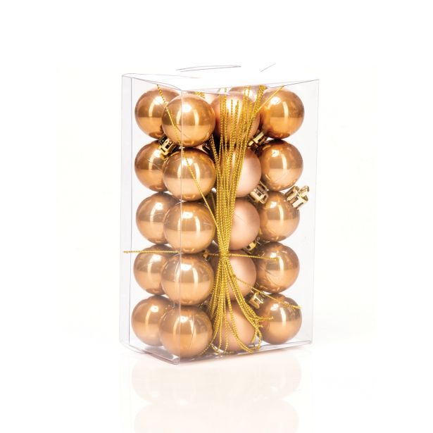 BUNKA IZ UMETNE MASE GLOSSTYLE 30MM BAKRENE 30/1