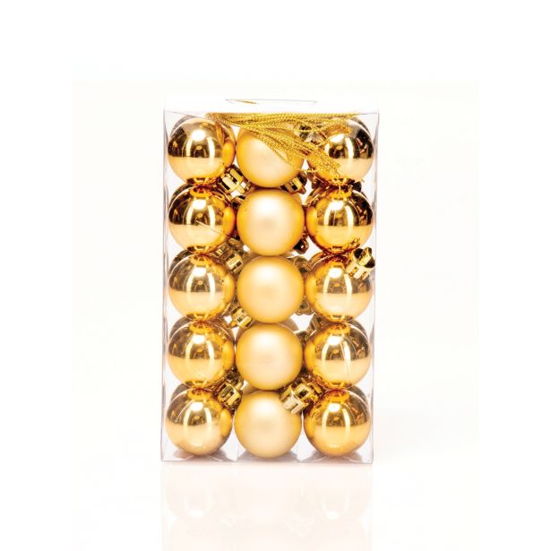 BUNKA IZ UMETNE MASE GLOSSTYLE 30 MM ZLATE 30/1