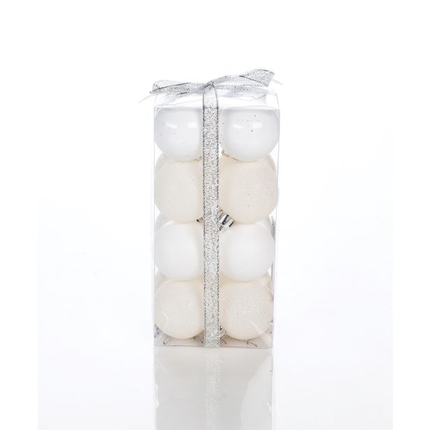 BUNKA IZ UMETNE MASE GLOSSTYLE 40 MM BELE 44212