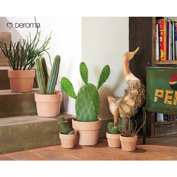 GLINENI ZUNANJI LONEC DEROMA CACHEPOT PERFETTO BELJEN 10 CM