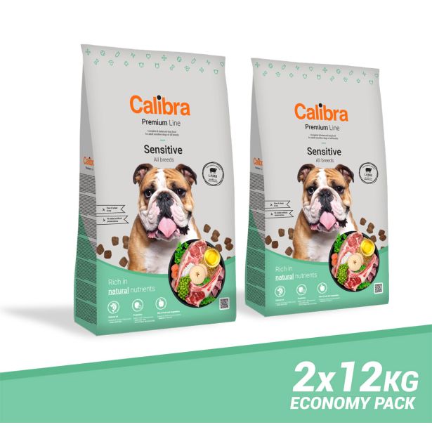 CALIBRA PREMIUM LINE SENSITIVE JAGNJETINA 2X12 KG