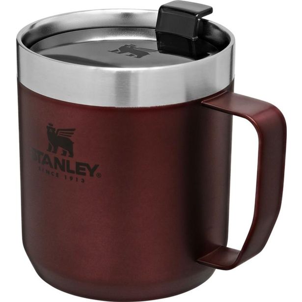 LONČEK ZA KAVO STANLEY CAMP MUG 0.35L RDEČA