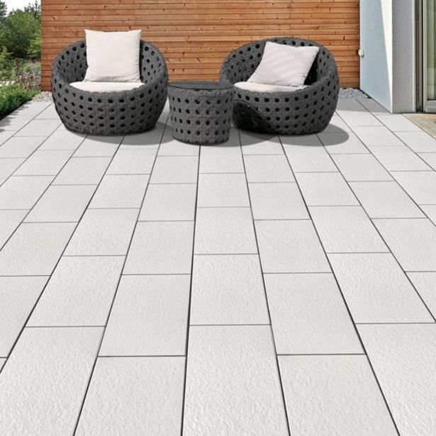 BETONSKA PLOŠČA SEMMELROCK CARAT SANTINO 80/40/4.2 CM BELA