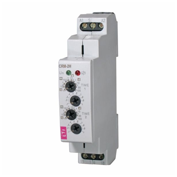 ČASOVNI RELE ETI CRM-2H 12-240V ADC 1X16A 0.1S-100DNI ŠIRINA 1MOD