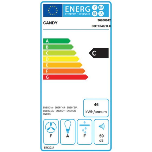 IZVLEČNA KUHINJSKA NAPA CANDY CBT 6240/1 LX